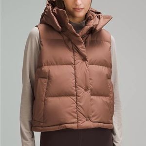 Lululemon cropped vest size 6